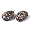 Natural Leopard Skin Jasper Pendants G-N0326-74C-3