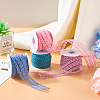  20 Yards 4 Colors Flat Cotton Lace Ribbon OCOR-TA0001-56A-4