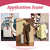 4Pcs 4 Colors Rectangle PU Leather Luggage Tag AJEW-ME0002-84-5