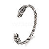 Viking 304 Stainless Steel Open Cuff Bangles for Men BJEW-U001-07H-G-1