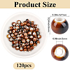 120Pcs Handmade Porcelain Beads PORC-PA0001-30B-2