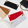 WADORN 5Pcs 5 Colors Wool Felt Crochet Bags Bottom FIND-WR0004-23-5