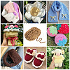 1 Skein Soft Crocheting Yarn OCOR-TADJ0001-03C-7