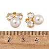 Brass Micro Pave Cubic Zirconia Charms KK-U036-02G-3