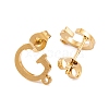 Ion Plating(IP) 304 Stainless Steel Stud Earrings FIND-Q103-01G-G-2