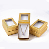 Rectangle Valentines Day Presents Packages Cardboard Jewelry Set Boxes CBOX-S001-90x65mm-03-2