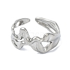 304 Stainless Steel Cuff Rings for Women RJEW-M019-38P-2