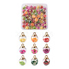 Transparent Glass Globe Pendants GLAA-TA0001-07-1