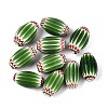 Handmade Millefiori Glass Barrel Beads LA-N002-28A-1