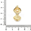 Openable Brass Pendants KK-K417-14G-3