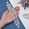 Glass Crystal AB Rhinestone Applique DIY-WH0343-38-3