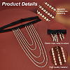 Tassel Alloy Crystal Rhinestone Thigh Chain for Women AJEW-WH0554-38A-4