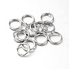 Eco-Friendly PVD Vacuum Plating & Long-Lasting Plated Brass Open Jump Rings LS-X-KK-E663-8mm-P-1