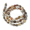 Natural Botswana Agate Beads Strands G-H004-B02-01-3