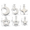 201 Stainless Steel Charms STAS-R118-06-2