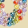 4 Strands Electroplate Glass Bead Strands GLAA-PA0001-09D-7