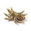 Holloween Spider Alloy Rhinestone Brooches JEWB-S023-02C-2