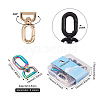 Biyun 12Pcs 6 Colors Zinc Alloy Swivel Clasps FIND-BY0001-06-9