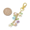 Resin Flower Pendant Decorations HJEW-JM01953-3