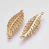 Brass Micro Pave Cubic Zirconia Links ZIRC-E144-03-3