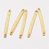 Tibetan Style Bar Links connectors TIBE-A14039-G-FF-1