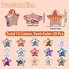 300Pcs 15 Colors Electroplate Transparent Glass Beads GLAA-PA0001-18-2