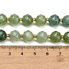 Dyed Imitation Jade Glass Beads Strands GL-Z001-02A-02-4