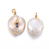 Natural Cultured Freshwater Pearl Pendants PEAR-L027-29A-2