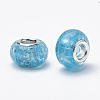 Crackle Resin European Beads RPDL-S012-B04-1