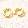 Rack Plating Brass Ring Cuff Earrings for Women X1-EJEW-H135-01G-02-5