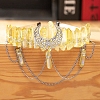 Moon & Chain Metal Hair Bands PW-WG63593-13-1