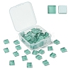 60Pcs Transparent Glass Cabochons GLAA-YW0003-65-24-1