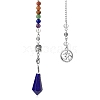 Natural Lapis Lazuli Dowsing Pendulum Big Pendants PW-WG3800F-08-1