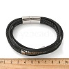 Braided Microfiber Leather Multi-strand Bracelets BJEW-Q010-06A-5