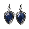 Natural Dyed Lapis Lazuli Pendants G-F777-01AS-07-1