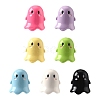 14Pcs 7 Colors Opaque Acrylic Beads MACR-YW0004-10-1