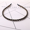 Shiny Faceted Glass Hair Bands PW-WG7ED12-02-1