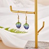 3D Resin Flower Dangle Earrings EJEW-SW00019-01-3