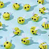 60Pcs Bees Polyester Wool Pom Pom Ball DIY-CY0003-29-7