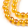 Electroplate Transparent Glass Beads Strands LS-GLAA-T032-T6mm-AB11-2