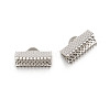 Iron Ribbon Crimp Ends E005Y-2