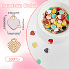 100Pcs Alloy Enamel Charms ENAM-SP0001-06-2
