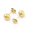 PVD Vacuum Plating 304 Stainless Steel Stud Earrings for Women EJEW-C120-13G-2