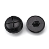 1-Hole Plastic Buttons BUTT-WH0027-03B-01-2