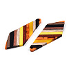 Transparent Resin & Walnut Wood Big Pendants LS-X-RESI-TAC0017-48-B01-1