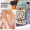 6Pcs 2 Colors Brass Spring Gate Rings KK-SC0008-02-5