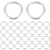 Beebeecraft 300Pcs 304 Stainless Steel Jump Rings STAS-BBC0004-98A-1