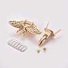 Zinc Alloy Bag Twist Lock Accessories AJEW-WH0104-58-1