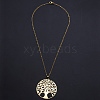 201 Stainless Steel Pendants Necklaces NJEW-S105-JN701-45-2-2