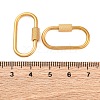 304 Stainless Steel Screw Carabiner Lock Charms STAS-K192-01G-A-3